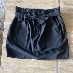 Athleta Black Skort with Tie Front